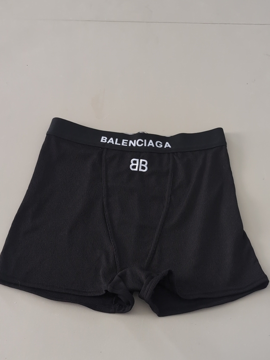 Balenciaga Other - Balenciaga Men’s Black Ribbed Logo Boxer Briefs L